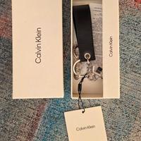 PORTACHIAVI CALVIN KLEIN BOLD CK LOGO KEY FOB