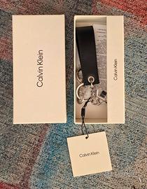 PORTACHIAVI CALVIN KLEIN BOLD CK LOGO KEY FOB