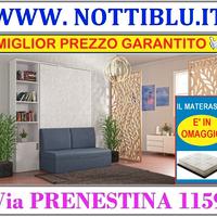 Letto a Scomparsa DOLLY 1p&1/2 + MATERASSO OMAGGIO