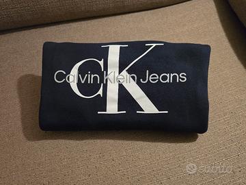 Felpa Uomo Calvin Klein Blu taglia S