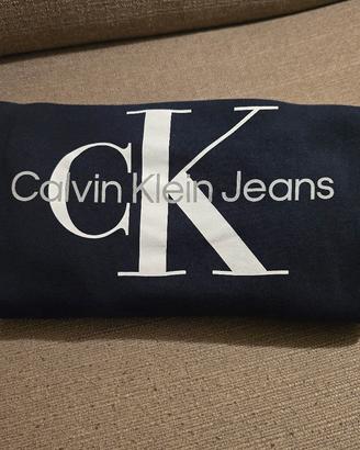 Felpa Uomo Calvin Klein Blu taglia S