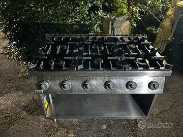 Cucina sei fuochi Emmepi