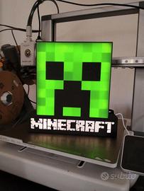 🎮 Lampada LED Stile Pixel Game – Insegna Luminosa