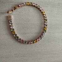 bracciale tennis multicolor 