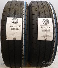 2 GOMME 205 65 16C BRIDGESTONE A67479