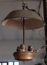 lampadario in ottone 