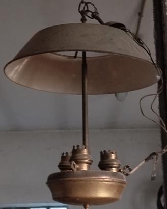 lampadario in ottone 