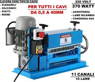 Spellacavi elettrica sguainacavi spelafili 10 lame