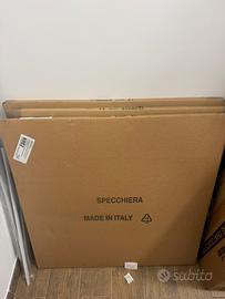 3 Specchiere quadrate Made in Italy – 69x69 cm