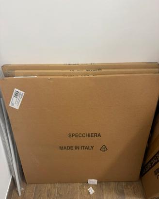 3 Specchiere quadrate Made in Italy – 69x69 cm