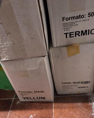 Rotoli etichette termiche