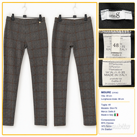 Pantalone Donna Sette.8 Made in Italy Fantasia Pri