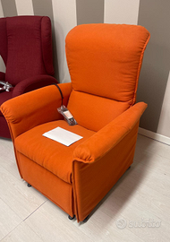 Poltrona relax Pocket Arancio Nuovo da esposizione