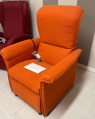 Poltrona relax Pocket Arancio Nuovo da esposizione