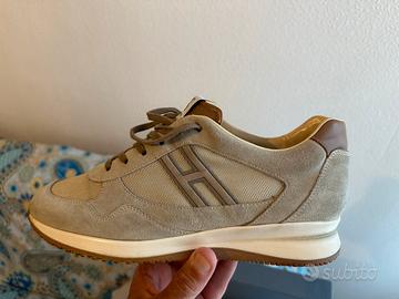 Scarpe Hogan interactive 41.5 7.5 beige n armani