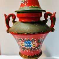 De Ruta, vasetto con coperchio in ceramica