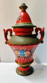 De Ruta, vasetto con coperchio in ceramica