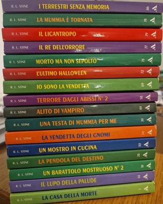 Lotto 16 libri Piccoli Brividi R.L. Stine Mondador