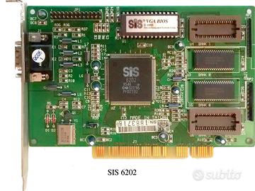 Schede Video vintage usate per PC,bus PCI
