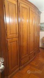 camera da letto in legno massello 