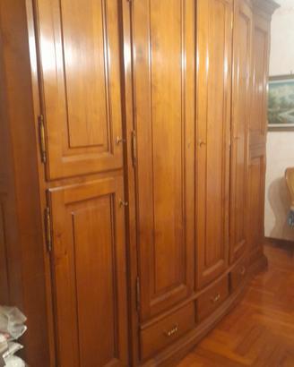camera da letto in legno massello 