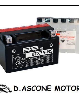 BATTERIA BTX7A-BS Agility Attila Mio Like People S