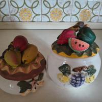 2 Barattoli sa cucina "Frutta"