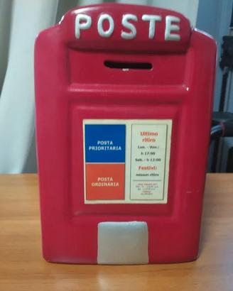 Salvadanaio Poste vintage.