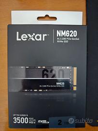 Lexar ssd NM620 2TB NVMe – Come nuovo