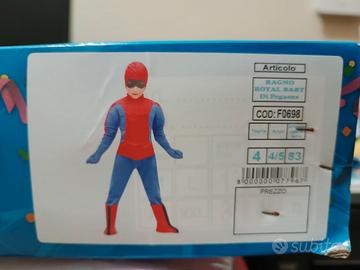 vestito carnevale spiderman 