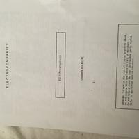 Manuale electrocompaniet ec1