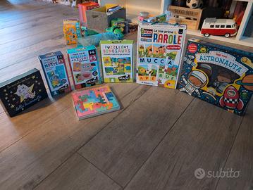 set giochi educativi Headu e Lisciani