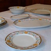 Servizio piatti porcellana Polonia decorazione oro