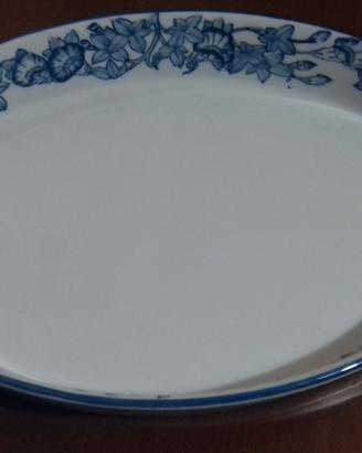 Pirofila ovale finemente decorata con scatola