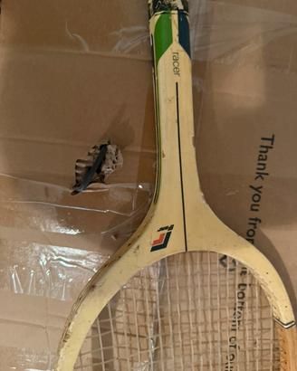 Racchetta in legno da collezione
