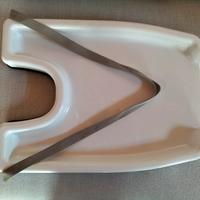 Vaschetta lava testa a scivolo per anziani