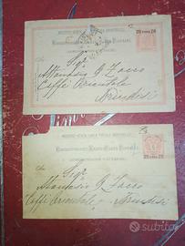 Cartoline postali antica corrispondenza austriaca