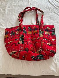 borsa con disegni etnici, in cotone