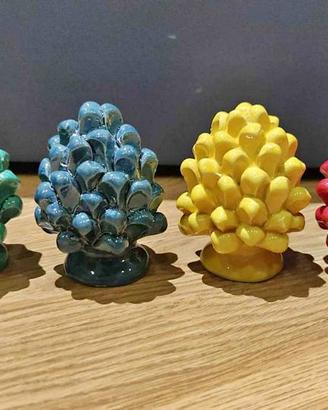 Pigna h10 In Ceramica Di Caltagirone.