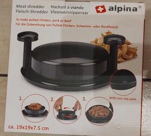 Grinder manuale per carne esempio pulled pork