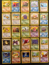 Lotto carte Pokémon vintage WOTC anni ’90