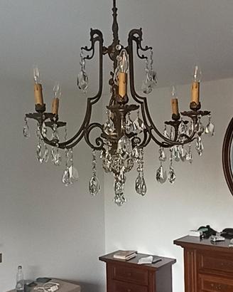  lampadario cristallo 