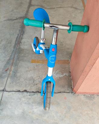 bici senza pedali Y Velo Balance bike blu 2/4anni