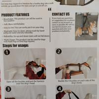 sostegno e imbracatura per cani