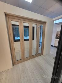 Porta finestra a impacchettamento serie NURITH