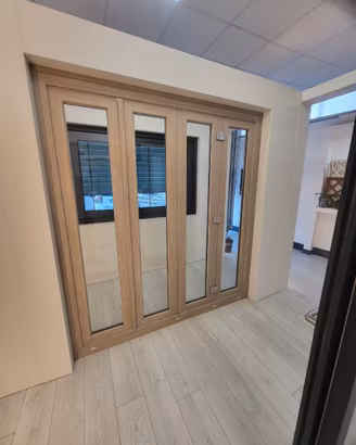 Porta finestra a impacchettamento serie NURITH