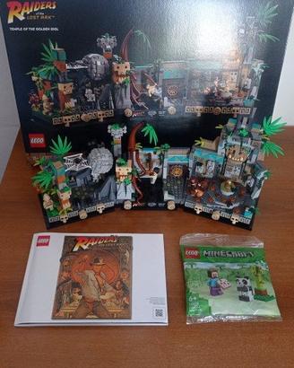 Lego Indiana Jones 77015 Tempio completo e omaggio