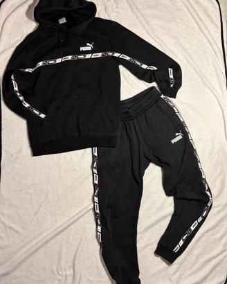 Completo Felpa e Pantalone di Tuta Puma Taglia S