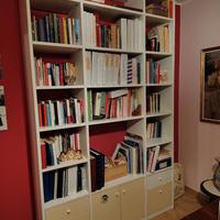 Libreria in legno artigianale 