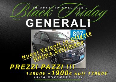 BLACK FRIDAY Opel Grandland X 1.2 Turbo 12V 130 CV